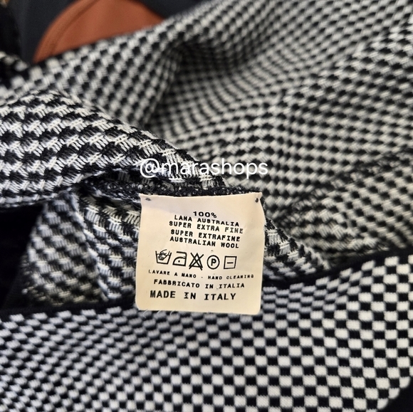 Alexander McQueen 2003 Scanners Collection Black and White Checked Sweater - Picture 8 of 8